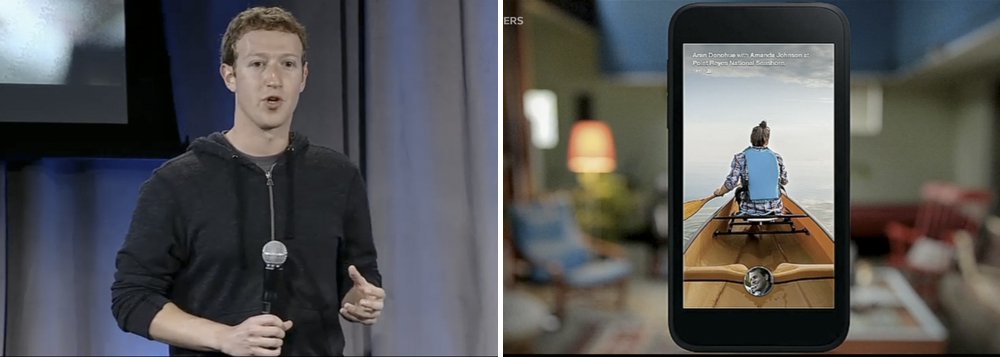 Zuckerberg apresenta Facebook 'Home', para Android Zuckerberg apresenta Facebook 'Home', para Android
