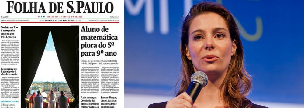 ONG aponta 'equívoco' em manchete da Folha ONG aponta 'equívoco' em manchete da Folha