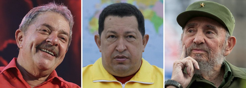 Lula começa a ocupar o espaço de Chávez e Fidel Lula começa a ocupar o espaço de Chávez e Fidel