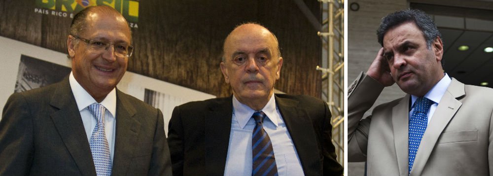 Serra prefere o silêncio a falar sobre Aécio e PSDB Serra prefere o silêncio a falar sobre Aécio e PSDB