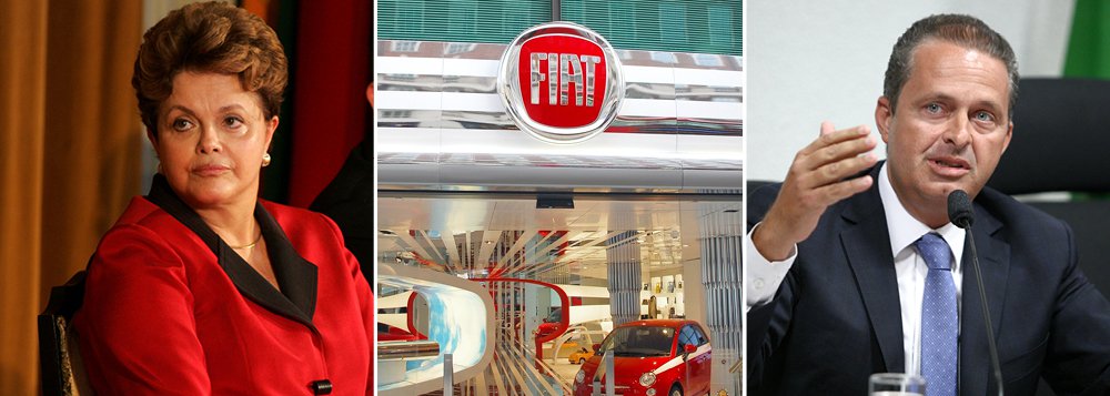 Fiat quer evitar ficar no meio de briga PT X PSB Fiat quer evitar ficar no meio de briga PT X PSB