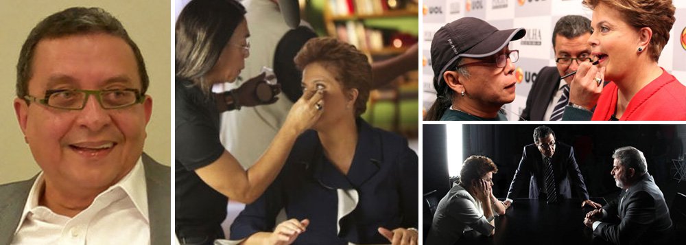 Santana monta imagem de Dilma em marcas próprias Santana monta imagem de Dilma em marcas próprias