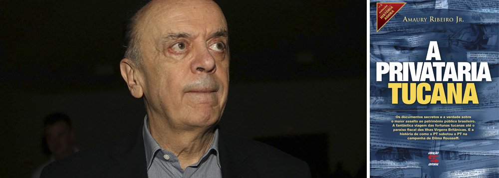 Serra recebe indenização simbólica pelo livro "Privataria Tucana" Serra recebe indenização simbólica pelo livro "Privataria Tucana"