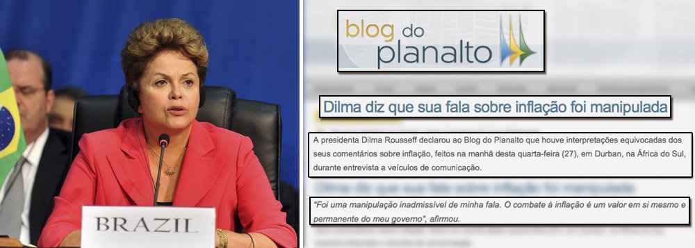 Dilma reclama de "Manipulação inadmissível" Dilma reclama de "Manipulação inadmissível"