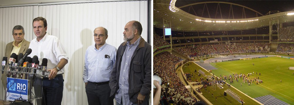 Prefeitura do Rio interdita Estádio do Engenhão Prefeitura do Rio interdita Estádio do Engenhão