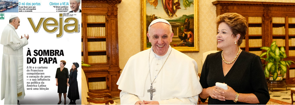 Veja já apela até para o papa Francisco (Foto: Foto: Roberto Stuckert Filho/PR) Veja já apela até para o papa Francisco