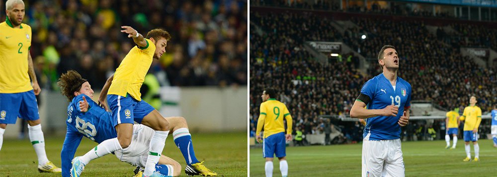 Brasil abre vantagem, mas Itália busca empate Brasil abre vantagem, mas Itália busca empate