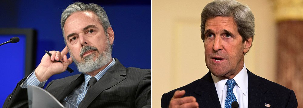 Patriota: Brasil discutirá espionagem com John Kerry www.brasil247.com - Patriota: Brasil discutirá espionagem com John Kerry