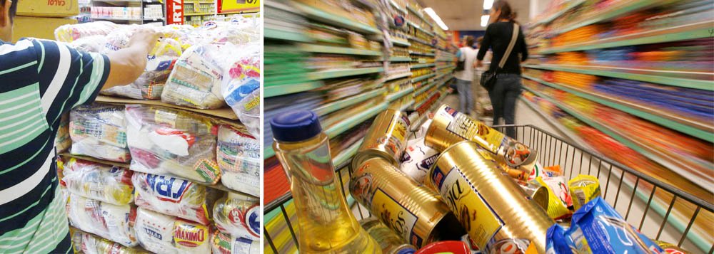 Queda na cesta básica fura pessimismo de inflação www.brasil247.com - Queda na cesta básica fura pessimismo de inflação