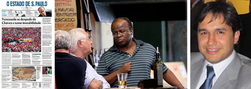 Barbosa quer a cabeça de repórter do Estadão www.brasil247.com - Barbosa quer a cabeça de repórter do Estadão