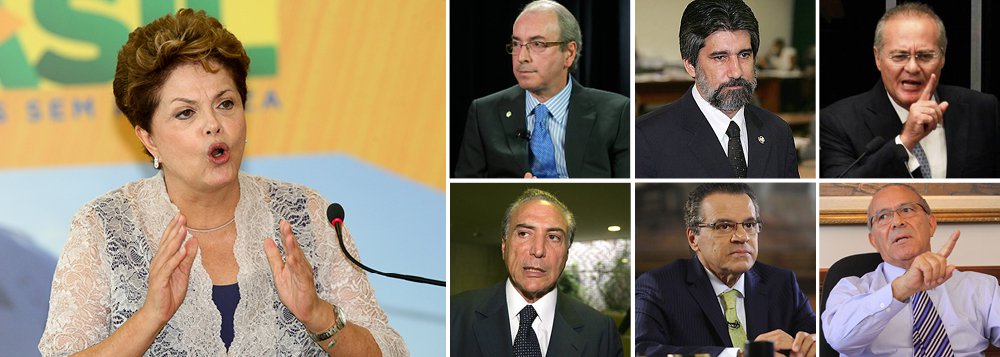 Radicalização quebra confiança de Dilma no PMDB Radicalização quebra confiança de Dilma no PMDB