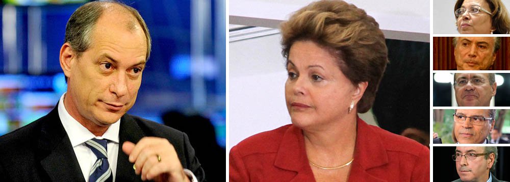 Para Ciro, Dilma está cercada de "incapazes" Para Ciro, Dilma está cercada de "incapazes"