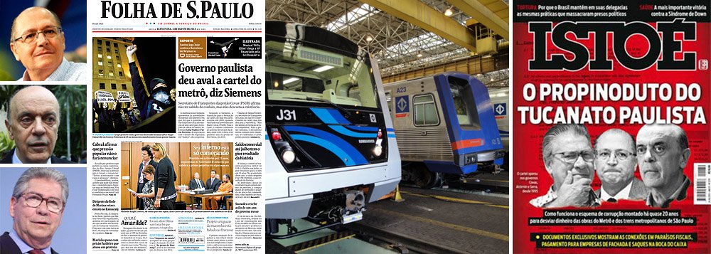 Siemens: governo de SP deu aval a cartel do metrô Siemens: governo de SP deu aval a cartel do metrô