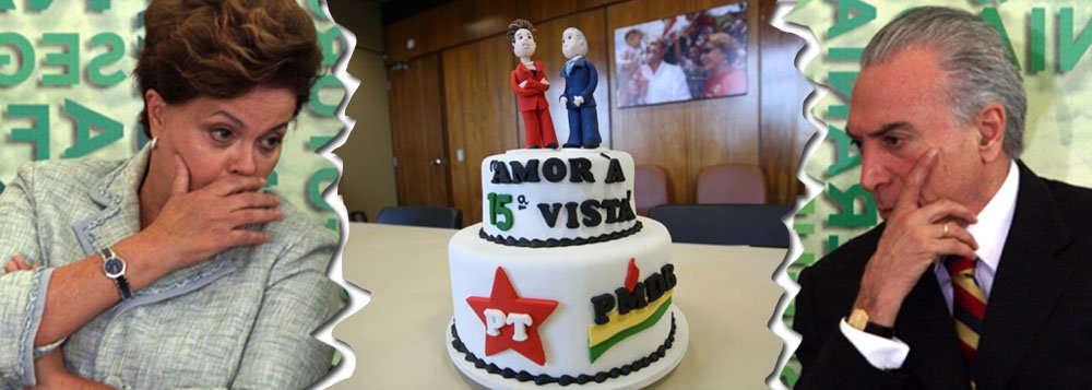 PT e PMDB, um casamento que já chegou ao fim PT e PMDB, um casamento que já chegou ao fim