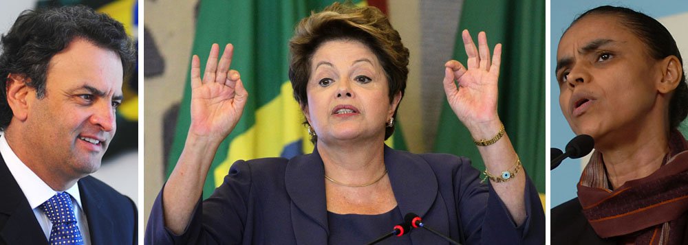 Planalto teme avanço de Aécio e Marina em 2014 Planalto teme avanço de Aécio e Marina em 2014