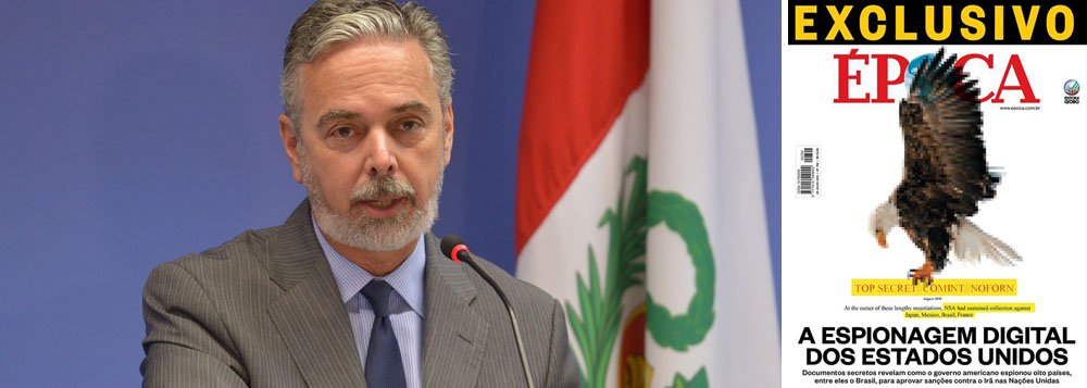 Patriota minimiza denúncia de espionagem dos EUA Patriota minimiza denúncia de espionagem dos EUA