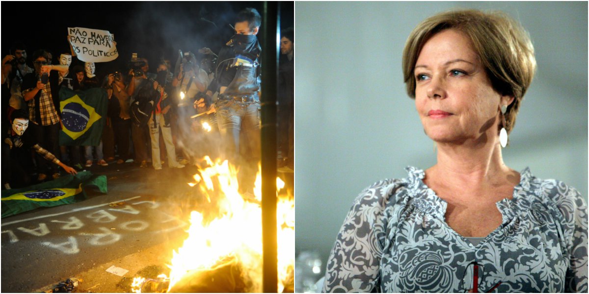 Eliane condena "democratice" da polícia do Rio Eliane condena "democratice" da polícia do Rio