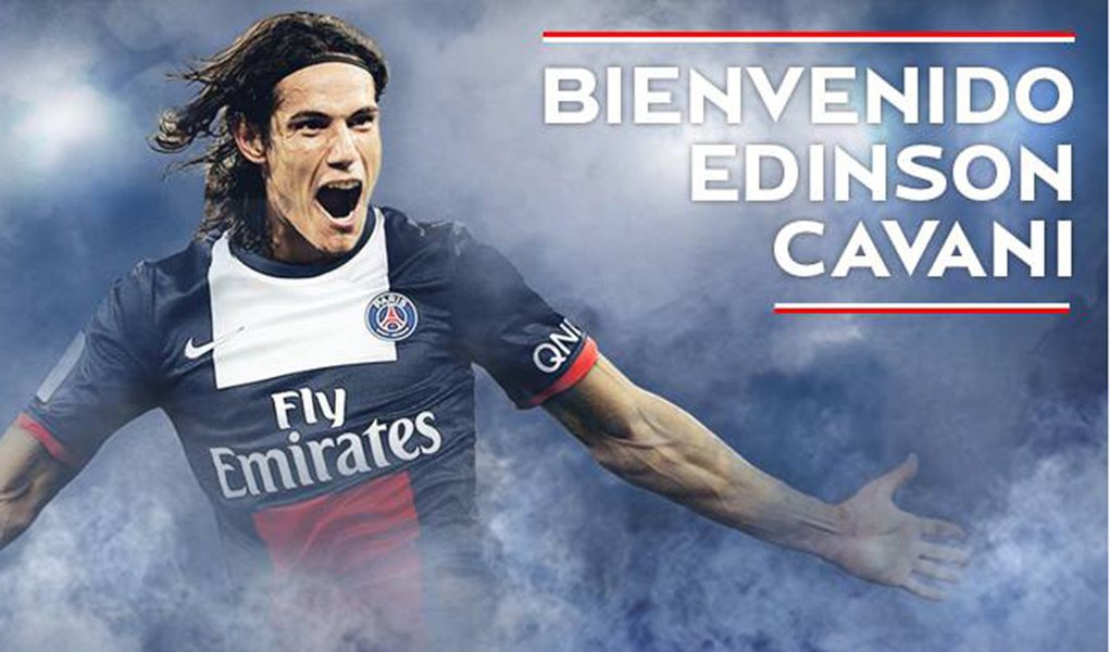 PSG contrata atacante uruguaio Cavani PSG contrata atacante uruguaio Cavani