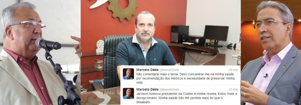 Déda: "Jackson nomeou presidente da Codise à minha revelia" Déda: "Jackson nomeou presidente da Codise à minha revelia"
