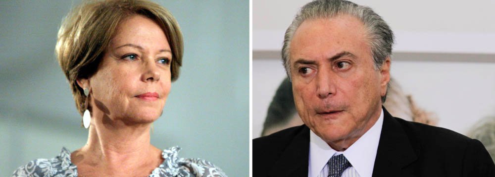 Eliane vê Temer ameaçado pela aliança Lula-Campos Eliane vê Temer ameaçado pela aliança Lula-Campos