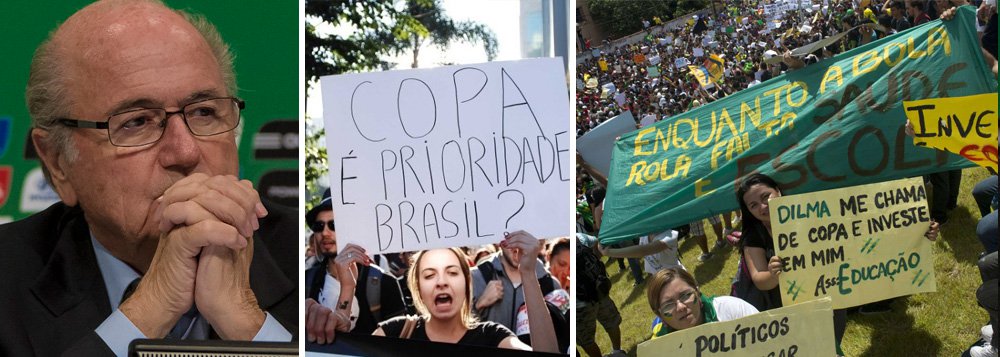 Blatter: Brasil pode ter sido escolha errada Blatter: Brasil pode ter sido escolha errada