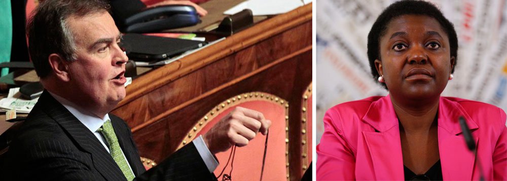 Senador italiano compara ministra negra a orangotango Senador italiano compara ministra negra a orangotango