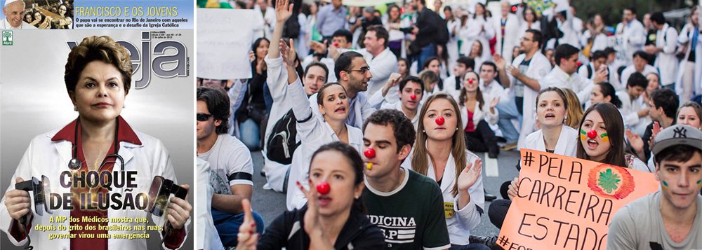Veja ataca o "serviço médico obrigatório" Veja ataca o "serviço médico obrigatório"