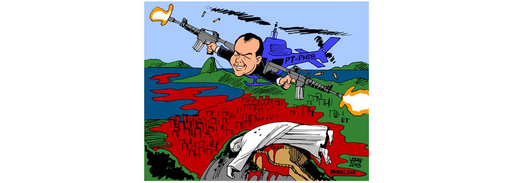O olhar de Latuff sobre a PM de Cabral O olhar de Latuff sobre a PM de Cabral