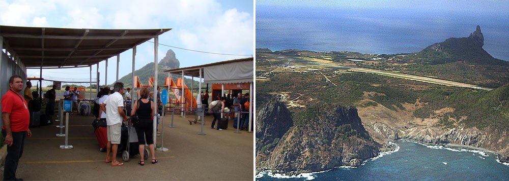 Aeroporto de Noronha retoma operações Aeroporto de Noronha retoma operações
