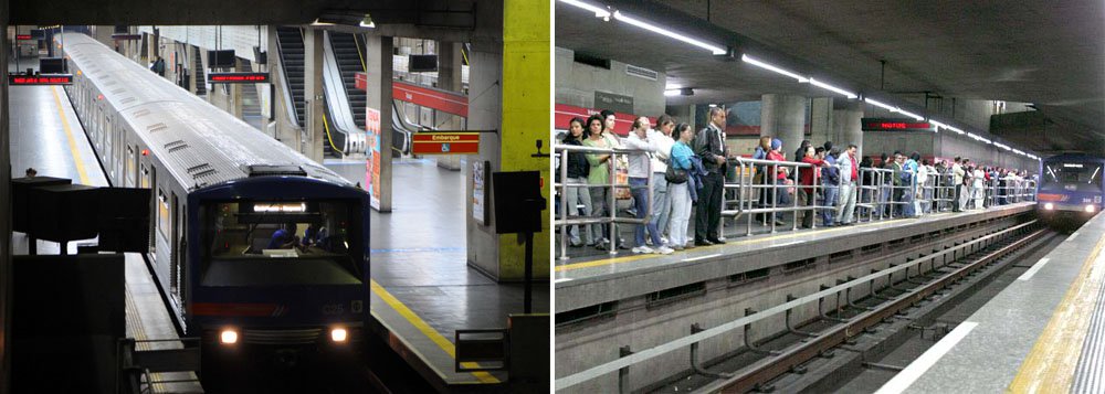Justiça determina funcionamento integral do metrô em horário de pico Justiça determina funcionamento integral do metrô em horário de pico