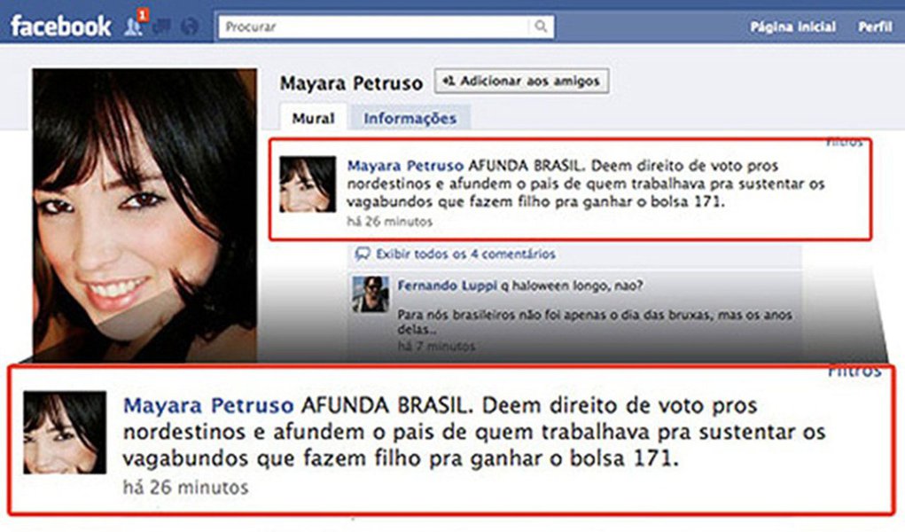 Estudante que discriminou nordestinos é condenada Estudante que discriminou nordestinos é condenada