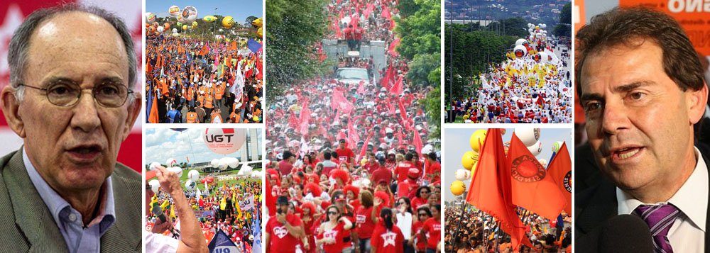 PT vai para a rua na contramão das centrais PT vai para a rua na contramão das centrais