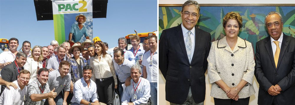 Aproximação entre Déda e João Alves vê exemplo na presidente Dilma Aproximação entre Déda e João Alves vê exemplo na presidente Dilma