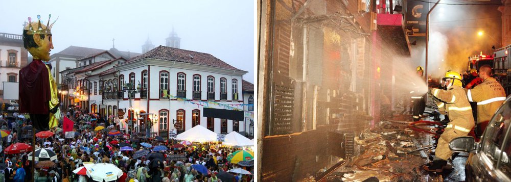 Tragédia no Sul traz alerta para Ouro Preto Tragédia no Sul traz alerta para Ouro Preto
