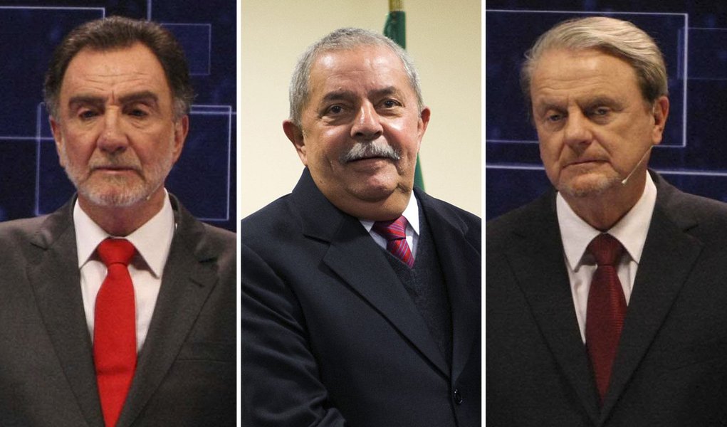 "Vão achar que o candidato é o Lula" (Foto: Edição/247) "Vão achar que o candidato é o Lula"
