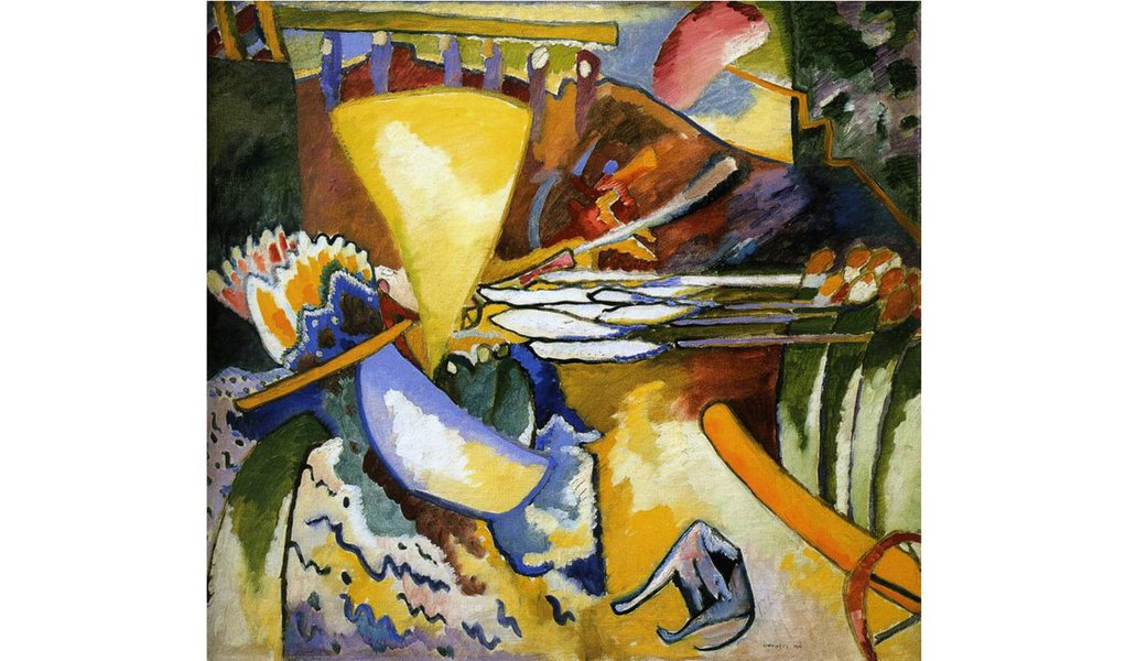 Quadro de Kandinsky pode valer US$ 30 milhões (Foto: Divulgação) Quadro de Kandinsky pode valer US$ 30 milhões