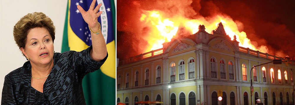 Dilma garante a Fortunati recursos para recuperação do Mercado Dilma garante a Fortunati recursos para recuperação do Mercado