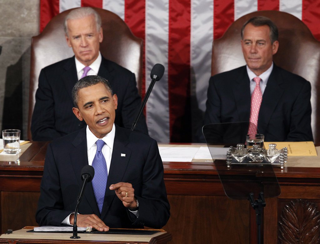 Obama culpa Congresso por queda no PIB Obama culpa Congresso por queda no PIB