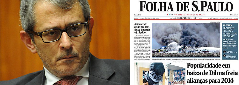 Folha vê no país retomada de vigor político Folha vê no país retomada de vigor político