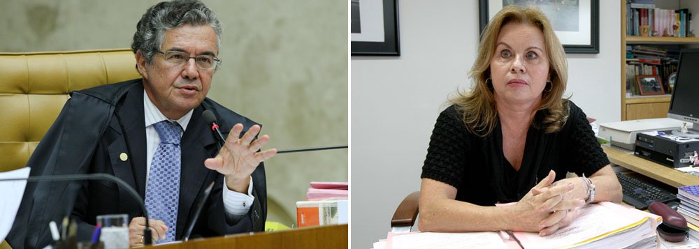 Marco Aurélio contesta Sandra Cureau Marco Aurélio contesta Sandra Cureau