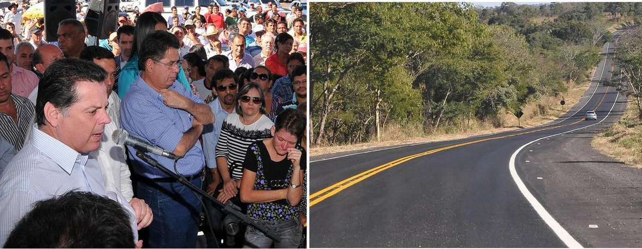 Perillo inaugura reforma da Rota do Araguaia Perillo inaugura reforma da Rota do Araguaia