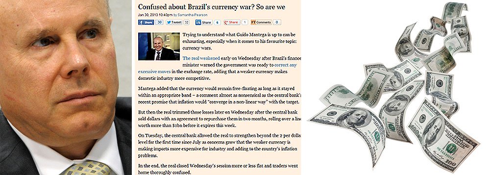 Financial Times ataca Mantega novamente Financial Times ataca Mantega novamente
