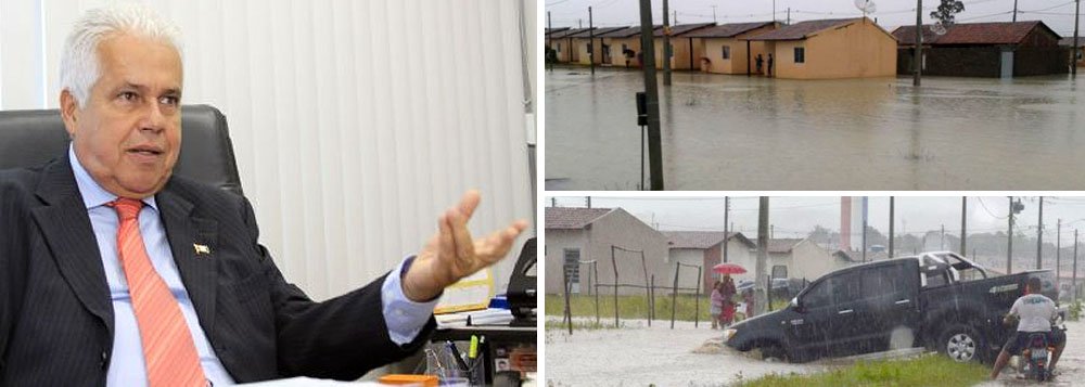 PT quer MP investigando inundação de casas PT quer MP investigando inundação de casas