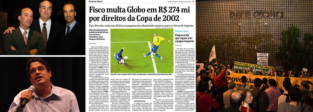 Folha segue O Cafezinho e também denuncia a Globo Folha segue O Cafezinho e também denuncia a Globo
