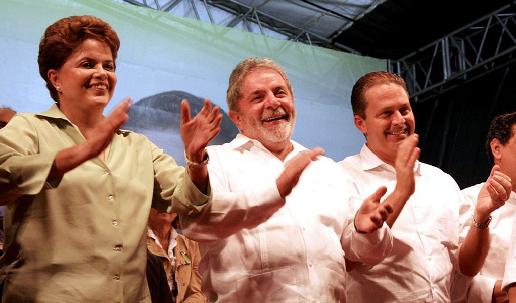 Lula quer o PSB como vice de Dilma em 2014 Lula quer o PSB como vice de Dilma em 2014