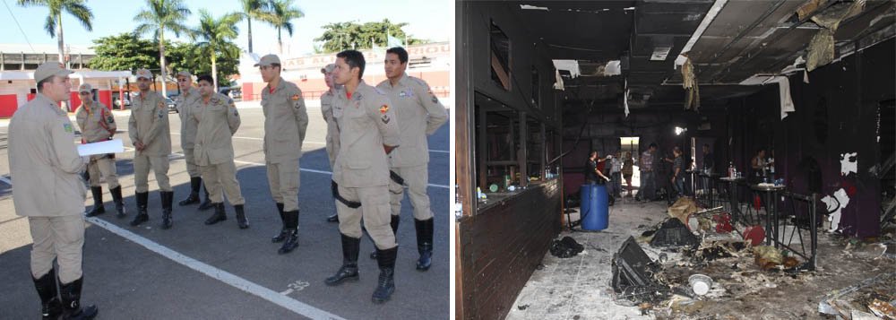 Bombeiros: pente-fino em casas de shows do Estado Bombeiros: pente-fino em casas de shows do Estado