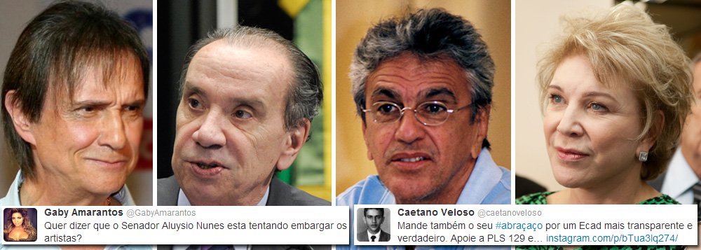 Aloysio barra Ecad e irrita o Rei, Caetano e Marta Aloysio barra Ecad e irrita o Rei, Caetano e Marta