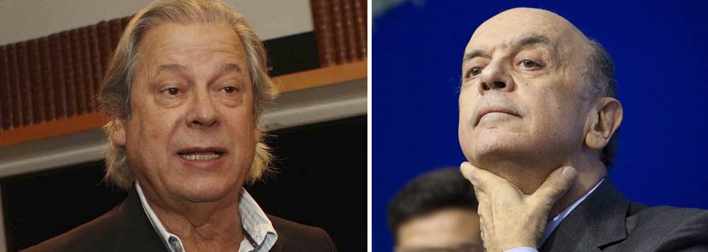 Serra candidato em SP? Dirceu chama de "piada" www.brasil247.com - Serra candidato em SP? Dirceu chama de "piada"