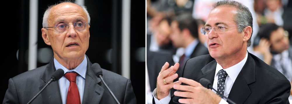 Suplicy pede para Renan desistir de eleição Suplicy pede para Renan desistir de eleição