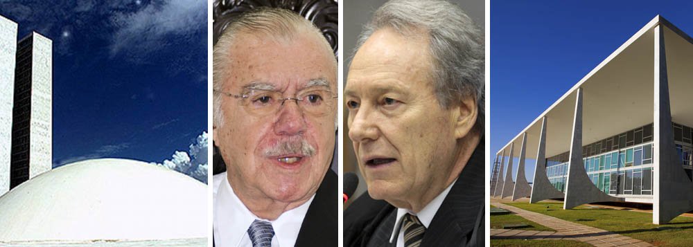 Sarney recua, desdiz o que disse e afaga Lewandowski Sarney recua, desdiz o que disse e afaga Lewandowski